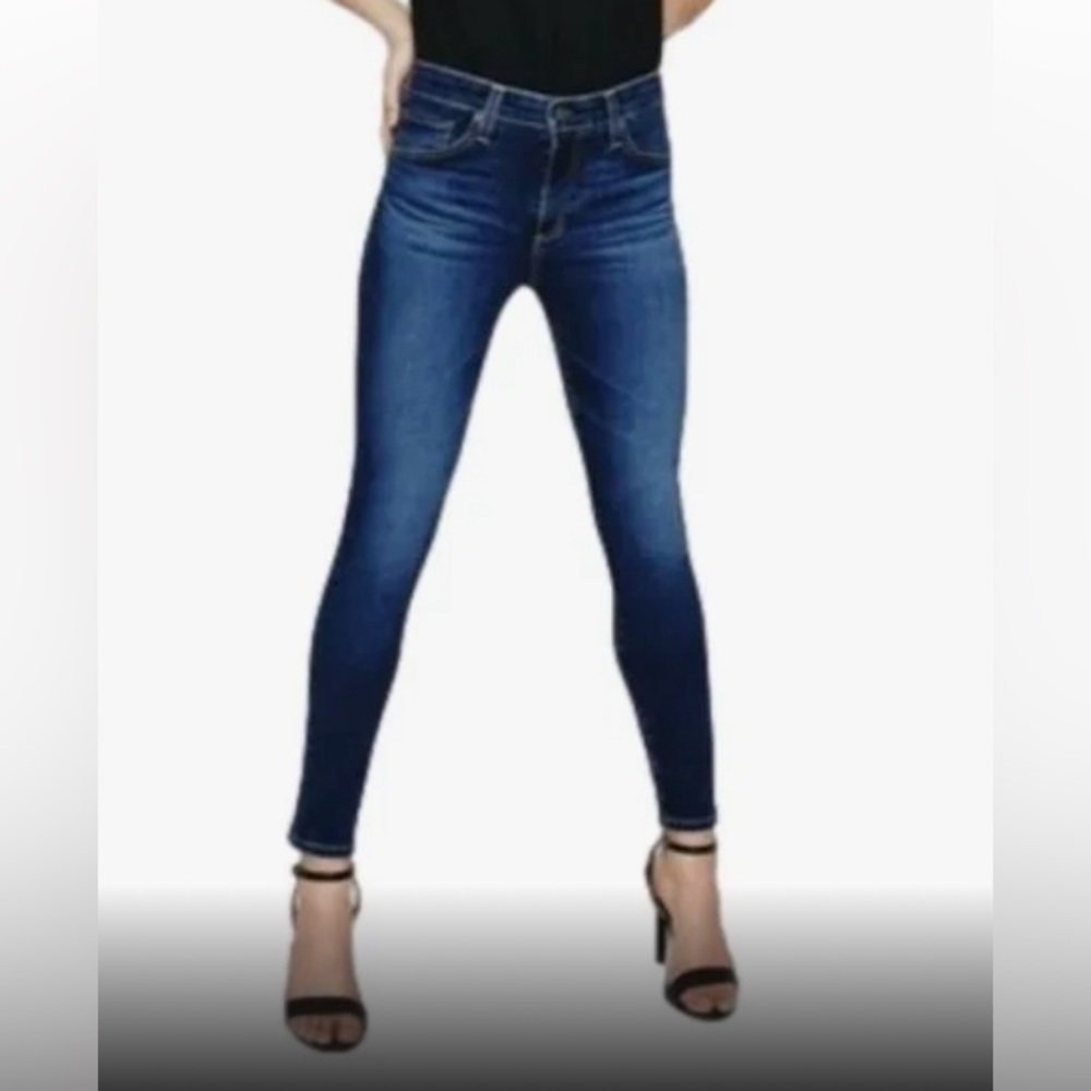 Big Star Jeans Womens 28R Blue Liz Skinny Leg Low Rise Denim Casual Usa Made